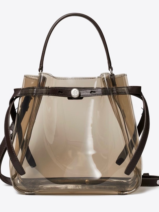 Tory Burch Handbags - ROMY CLEAR BUCKET BAG